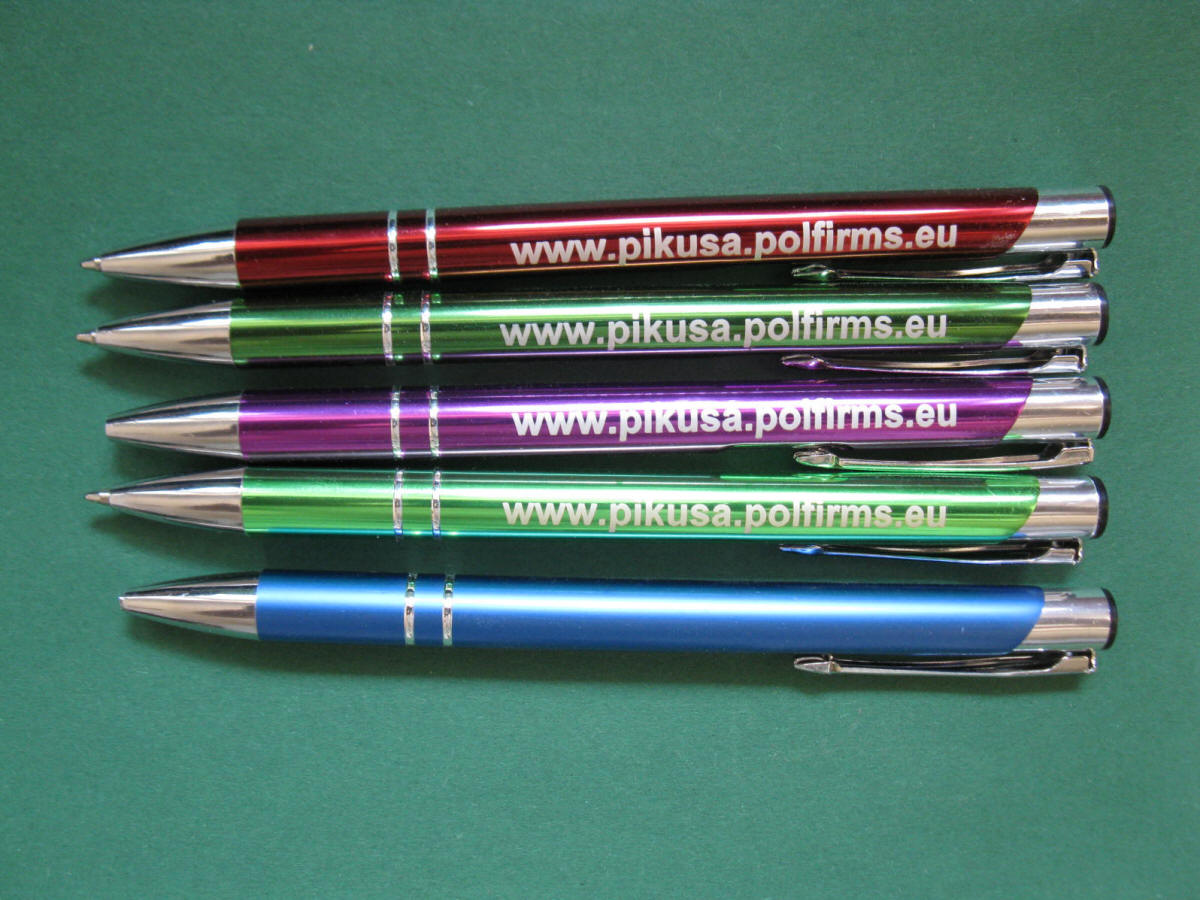 Kovové perá PIKUSA s logom