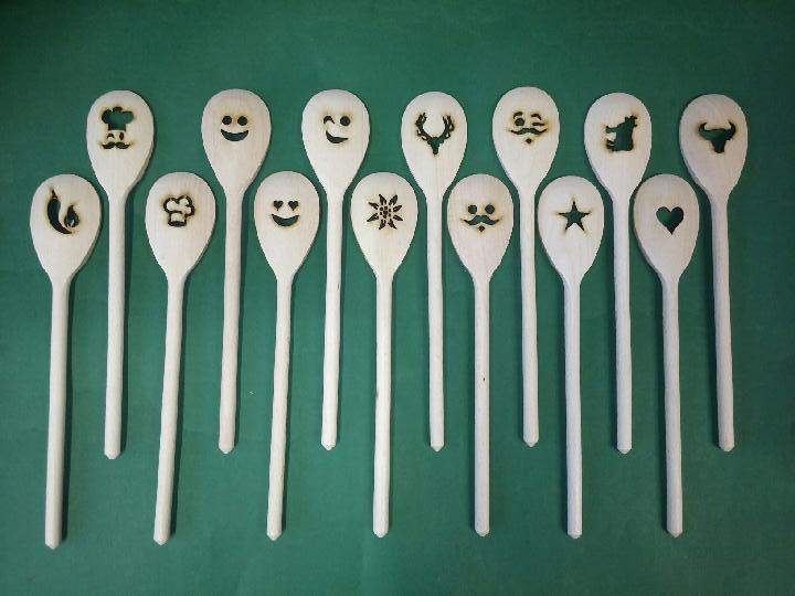 PIKUSA vykrajované oválne lyžičky