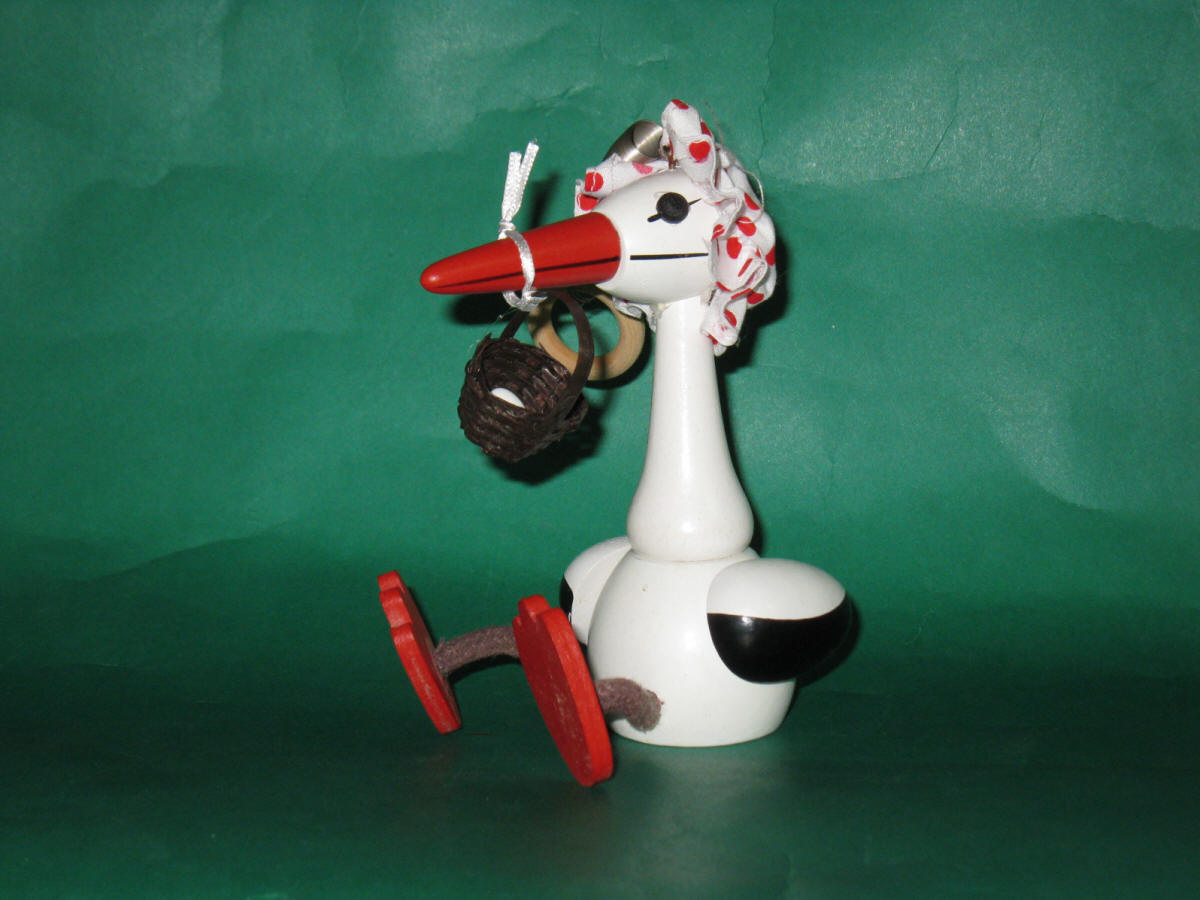 PIKUSA klaun na jar, bocian