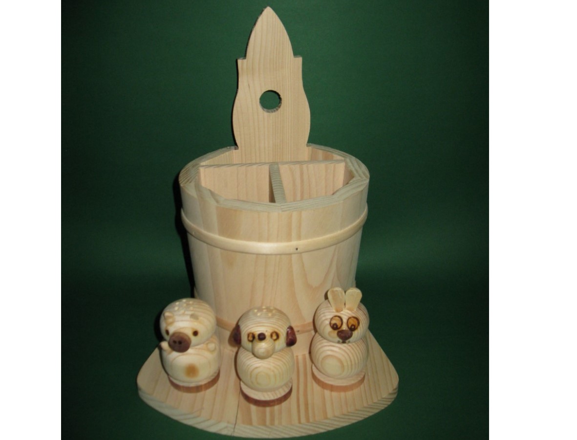 PIKUSA Skopek s nádobami